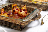 Square Baker Basket with Anchor Baking Dish, 2QT