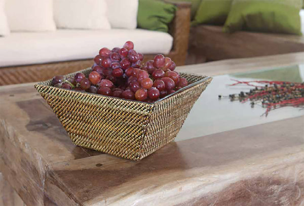 Square Bowl with Glass