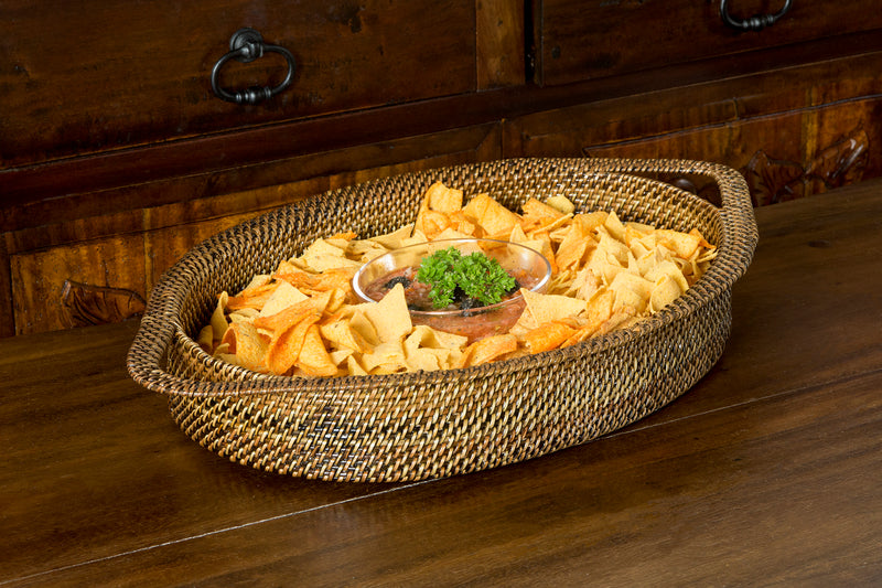 Chip & Dip Oval includes Glass 16 Oz Dish