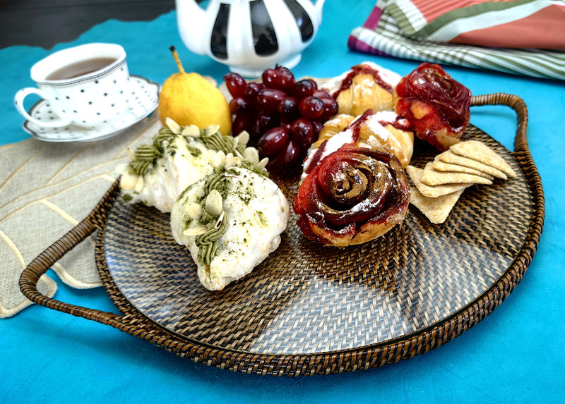 Round Glass Tray