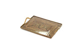 Glass-Bottom Grazing & Serving Tray — Rectangular Small