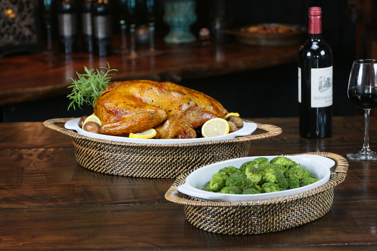 calaisio-handwoven-rattan-serving-tray-ceramic-dish-turkey-display