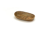 Oval Bread Basket with Braided Edge, Small