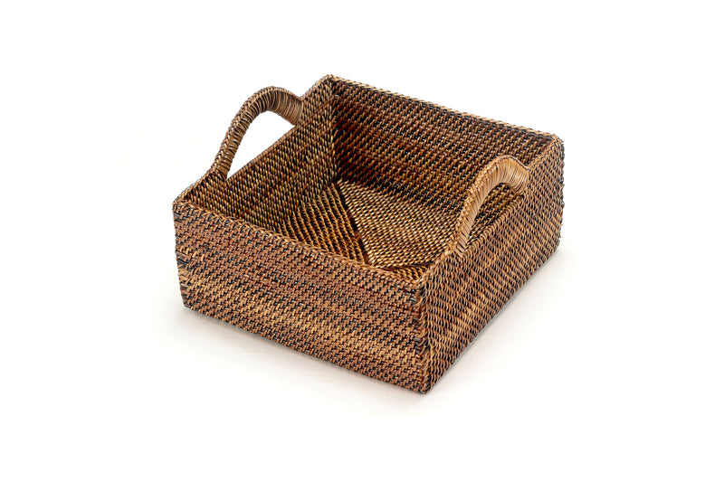 Square Basket with  Handles, Large