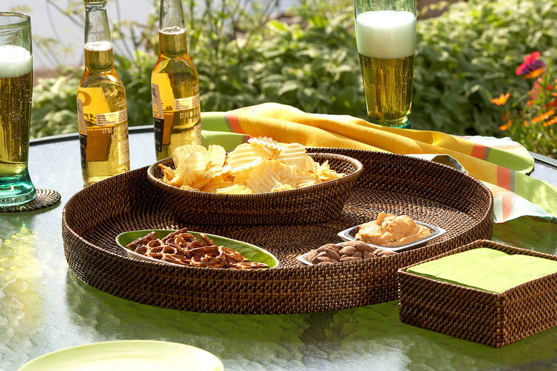 Round Serving Tray, 19" Diameter